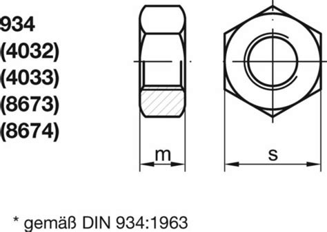 Plus6 Sechskantmutter DIN934 8 M12 Stahl Galv Verzinkt VE 250 P6