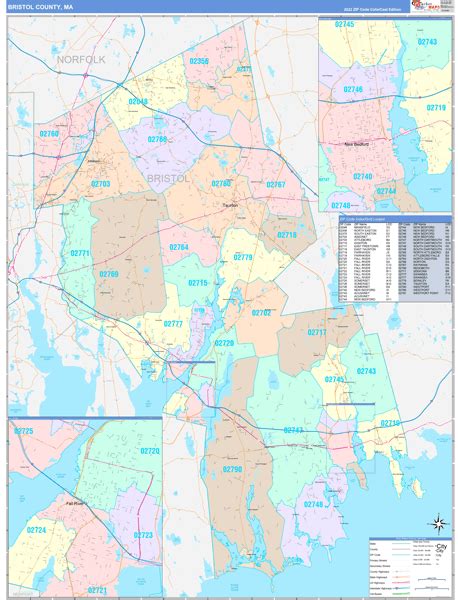 Maps Of Bristol County Massachusetts