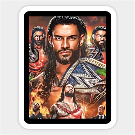 The Tribal Chief Roman Reigns Roman Reigns Sticker Teepublic