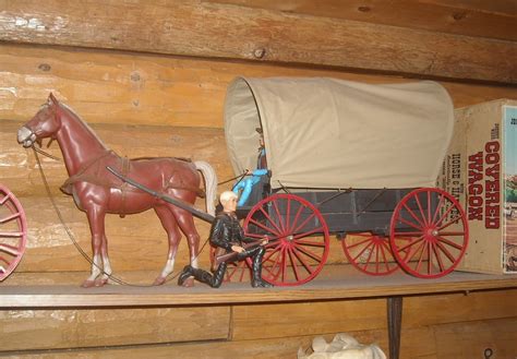 Marx Jonny West Covered Wagon With Horse Collectors Weekly