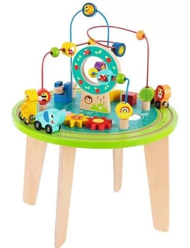 Mesa De Atividades Brinquedo Did Tico Madeira Cm Tooky Toy