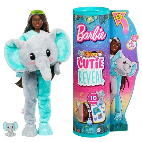 Barbie Cutie Reveal Jungle Elefant Halloweenbutiken