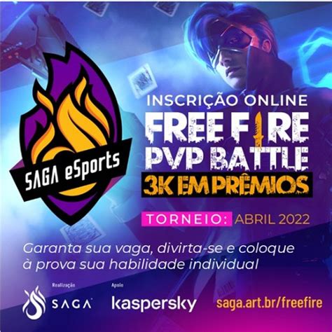 Free Fire SAGA anuncia torneio premiação de R 3 mil free fire ge