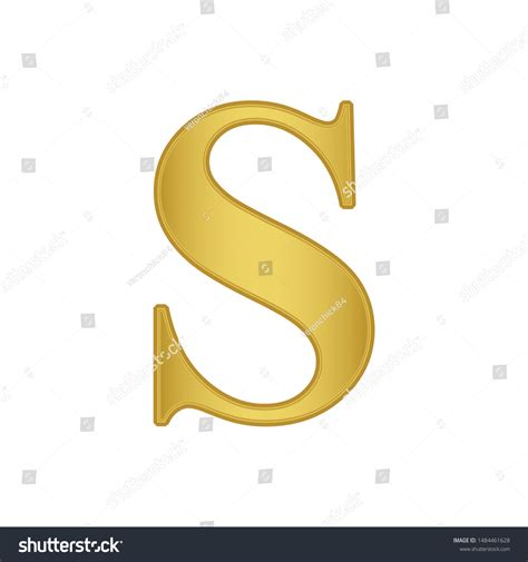 gold letter  golden alphabet beautiful stock vector royalty