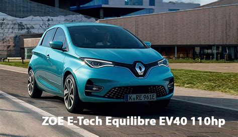 Elektroauto Renault Zoe E Tech Equilibre Ev Hp Hat Eine Reichweite