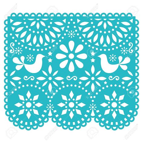 Printable Papel Picado Template