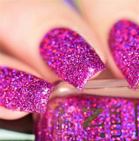 Fun Lacquer Holo Queen A Beautiful Pink Holographic Nail Polish