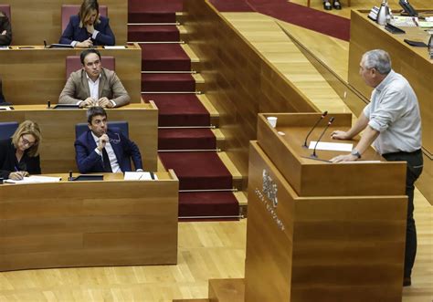 Compromís hace números para plantear una moción de censura contra Mazón