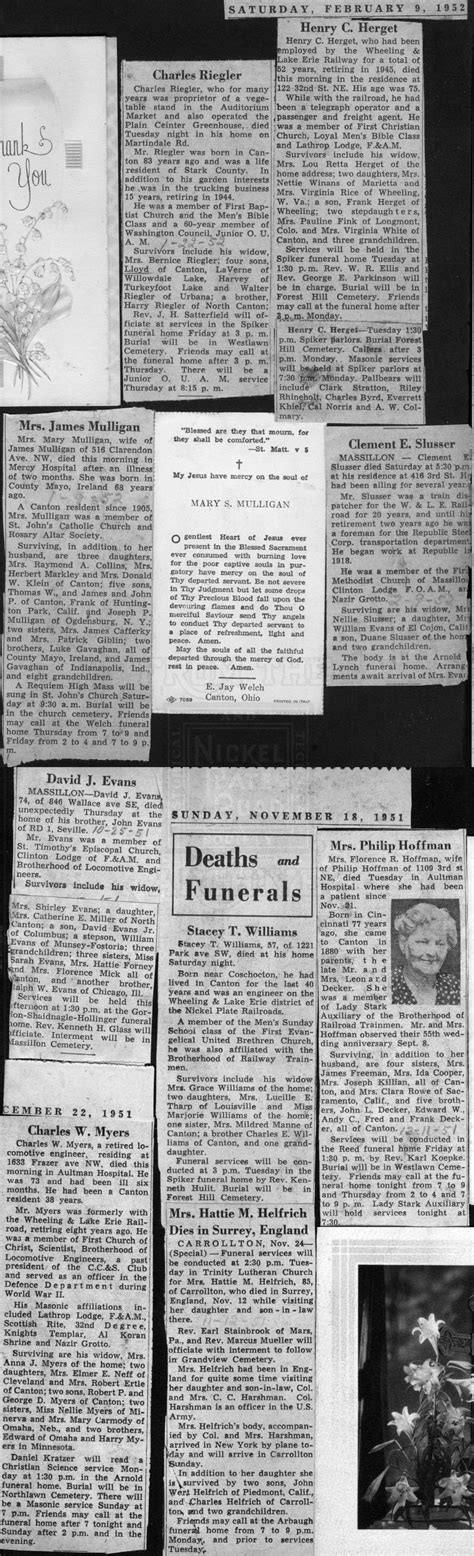 A Guide To The Historical Records And Family Ancestry Information Found Within The Archived Fdl Obits 3