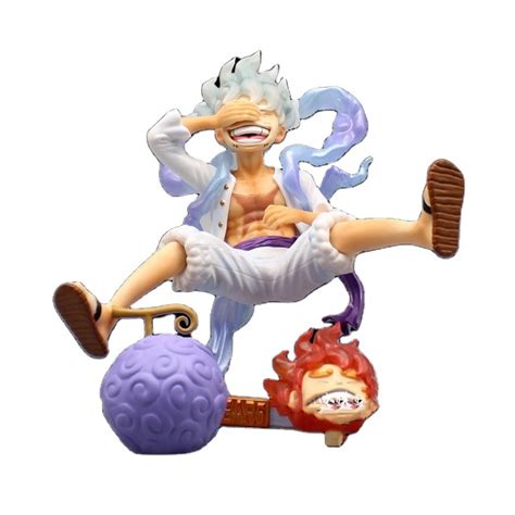 16cm um pedaço Luffy Nika Marcha 5 Luffy deus sol Ui Diabo Frutas Anime