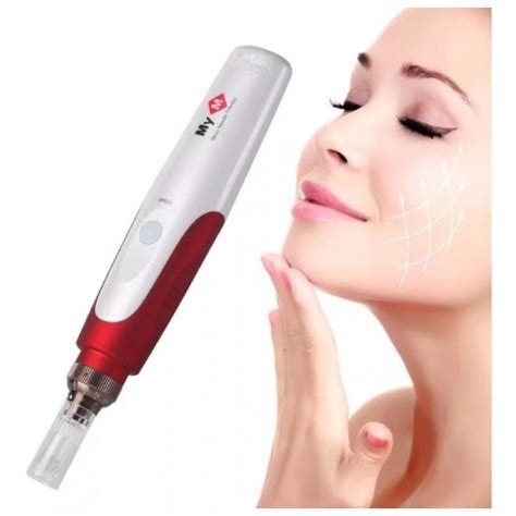 Equipo Dermapen Mym Tratamiento Belleza Facial 10 Cartuchos