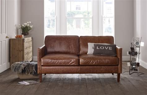 Columbus Small Leather Sofa | Leather Sofas