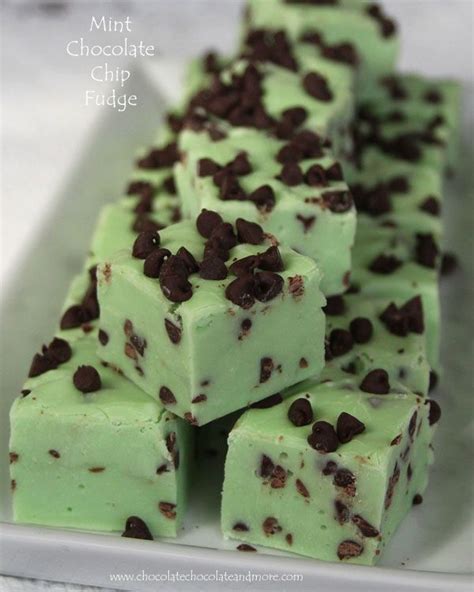 Mint Chocolate Chip Fudge Recipe Fudge Recipes Desserts Mint Chocolate Chips