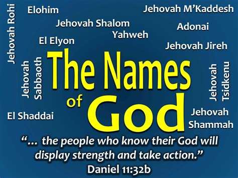 What Are The Names Of God Their Meanings Batw