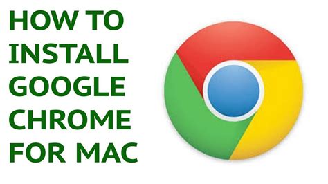 HOW TO Install CHROME On A MAC YouTube