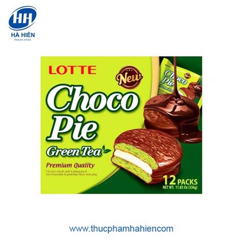 CHOCO PIE GREEN TEA 336G – Thực phẩm Hà Hiền - Thịt sạch giá sỉ