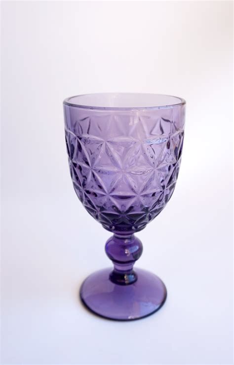 Purple Glassware Hire Pretty Pedestals Sydney