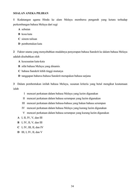 Nota Ringkas Bahasa Melayu Tingkatan 6 Stpm Penggal 1 2 3