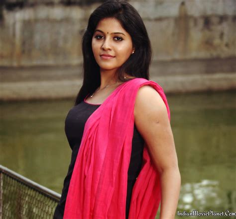 Actress Anjali Hot Black Salwar Photo Shoot Stills