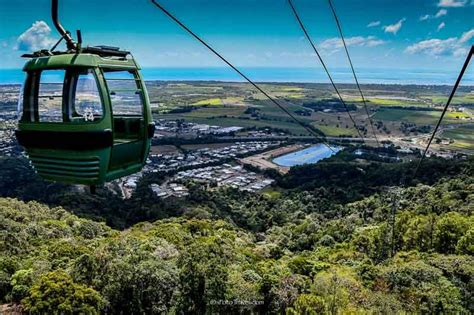 Skyrail Rainforest Cableway Overlooking Cairns And The Coral Coast