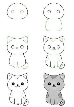 Como Dibujar Un Gato Facil Y Realista Paso A Paso Tutorial