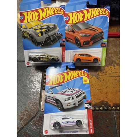Hot Wheels 風火輪 Ford Mustang GT Focus RS 福特野馬肌肉跑車警車 蝦皮購物