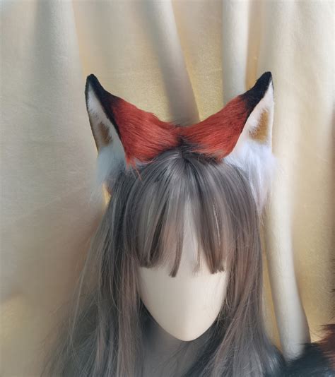 Cosplay Fox Ears Tail Kit Cosplay Headdress Hairband Cosplay Fox Costu