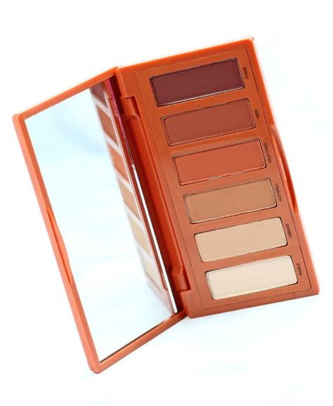 Urban Decay Naked Petite Heat Eyeshadow Palette Swatches Review EOTD