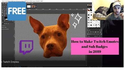 How To Make Twitch Emotes And Sub Badges For Free 2019 Gimp Tutorial