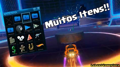 Rocket League Como Ganhar Muitos Itens Mostrando O Inventario