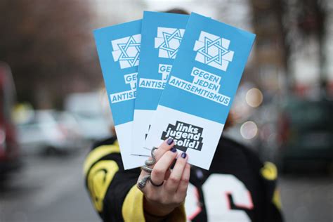 Gegen Jeden Antisemitismus Flyer Din Lang Linksjugend Solid