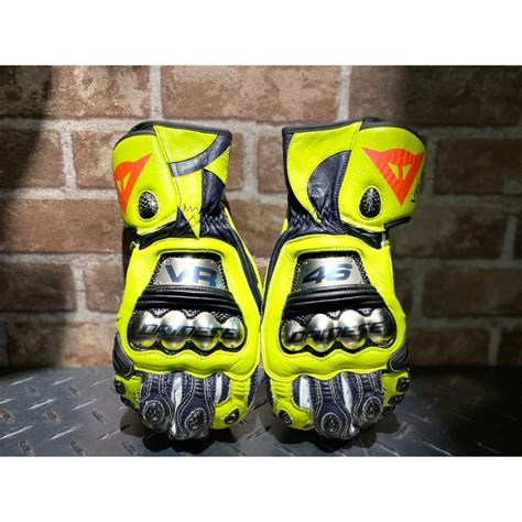 任我行騎士部品 Dainese FULL METAL 6 REPLICA VALENTINO GLOVES 限量 手套 蝦皮購物