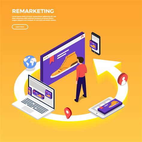 Remarketing digital marketing 2511006 Vector Art at Vecteezy