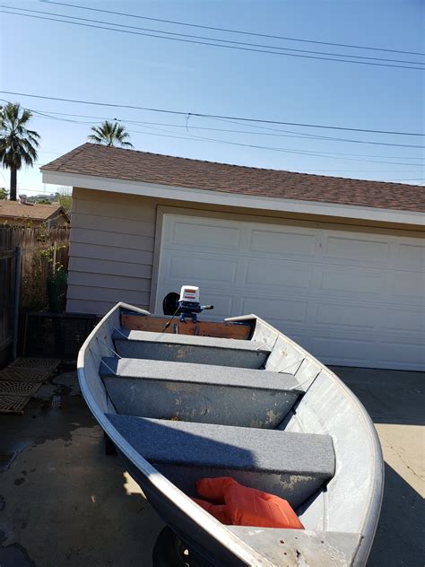 14 Ft Gregor Aluminum Boat 16 Hp Engine Bloodydecks