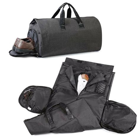 Convertible Mens Suit Garment Bag Carry On Travel Luggage Gym Sports