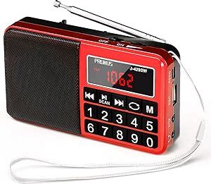 Prunus J Sw Radio Portatili Fm Am Mw Sw Radiolina Portatile Con