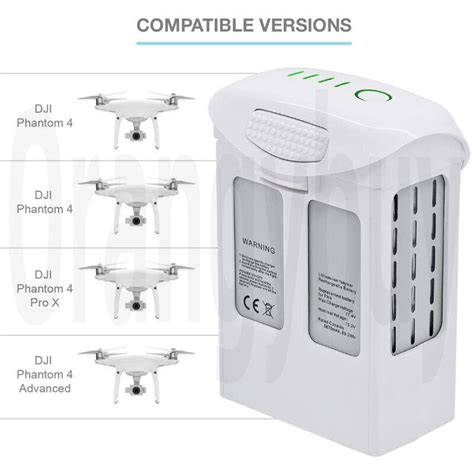 Replacement For DJI Phantom 4 15 2V LiPo Intelligent Flight Battery