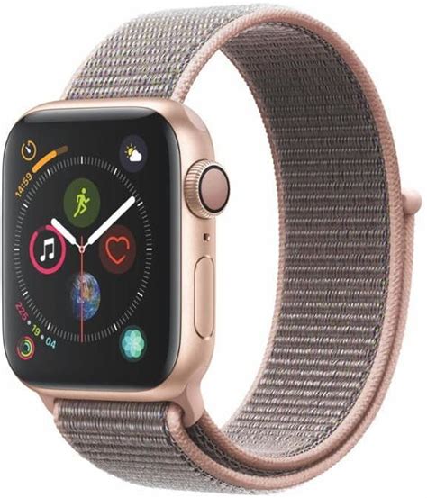 Apple Watch Series 4 GPS, 40mm Gold Aluminium Case with Pink Sand Sport ...