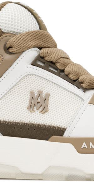 Amiri White And Brown Ma 1 Sneakers