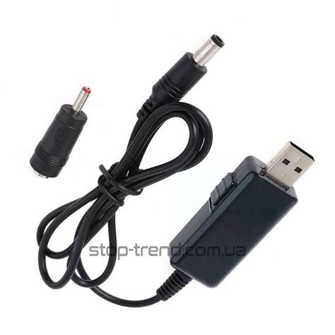 USB кабель для роутера от Повербанка с 5V на 9V или 12V - Stop-trend ...