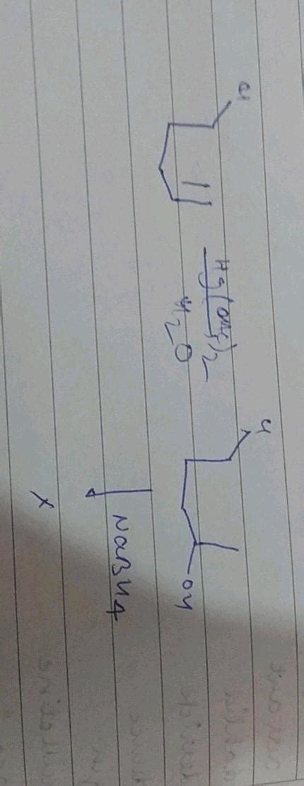 5 Select The Correct Synthesis Products CI OH NaOH Hg OAC NaBH NaOH