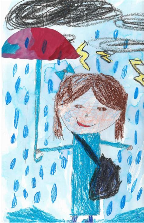 Rainy Day Paintings Montessori Childrens House