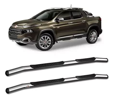 Kit Estribo Lateral Fiat Toro Cromado Keko Padrão Original