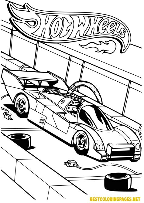 Hot Wheels Coloring Pages Bestcoloringpages Net