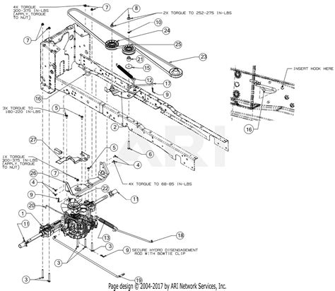 Troy Bilt Tb Hydro Aaa Kt Parts Diagram For Drive