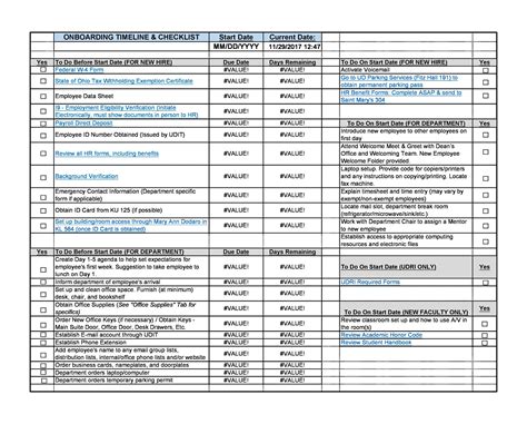 38 Best Onboarding Checklist Templates [Word, Excel]