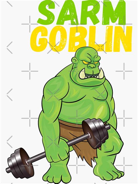 "Sarm Goblin" Sticker for Sale by SigmaMemes | Redbubble