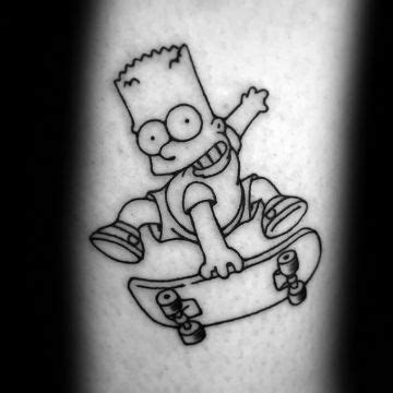 Originales Tatuajes De Bart Simpson En El Brazo Tatuajes De Portada