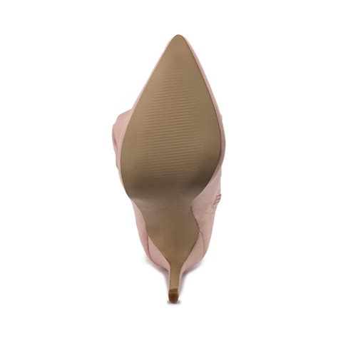 Buy Truffle Collection Nude Lycra Stiletto Lace Up Thigh High Boots Online