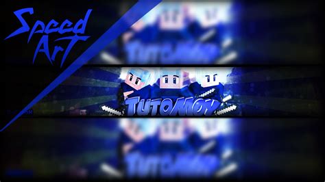 Speed Art Banner Tutomoy Bybenox Youtube